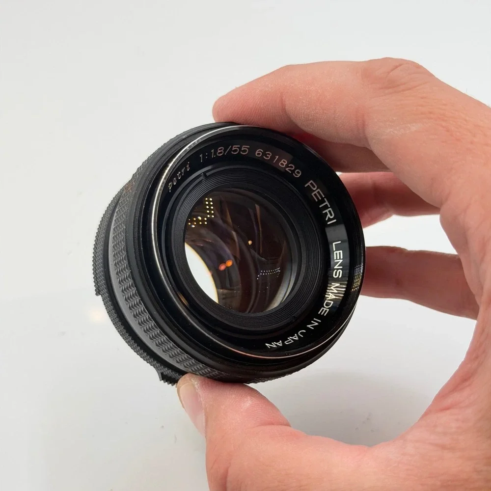 Petri CC Auto 55mm f1.8 Vintage Prime Lens Made in Japan 631829 Good Condition